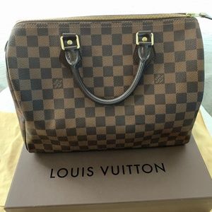 Louis Vuitton Speedy 30 Damier Ebene